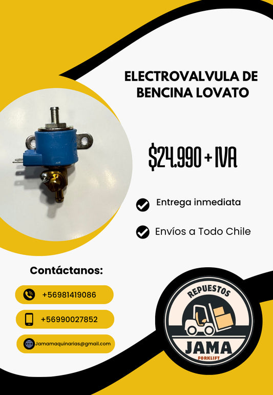 ELECTROVALVULA DE BENCINA LOVATO