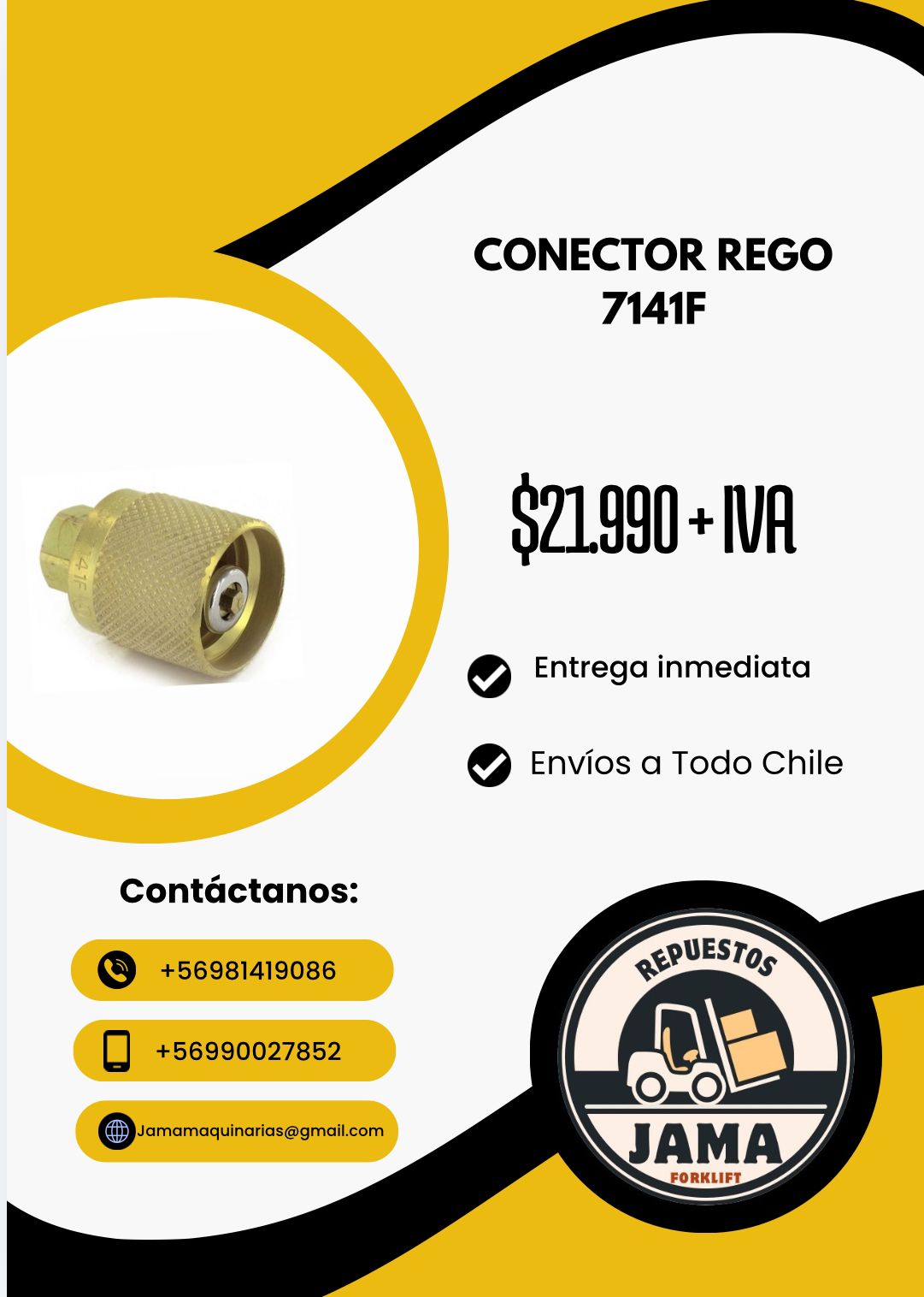 CONECTOR REGÓ 7141F