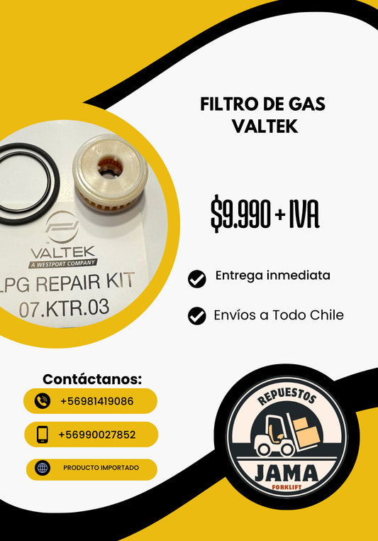 FILTRO DE GAS VALTEK