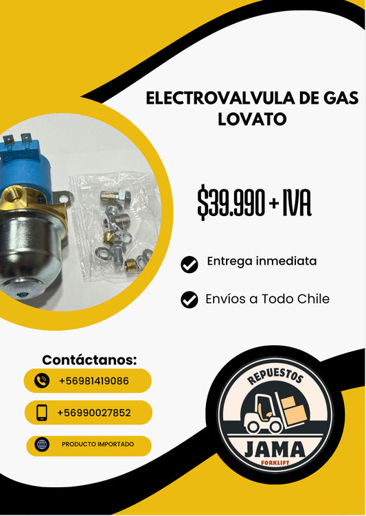 ELECTROVALVULA DE GAS LOVATO