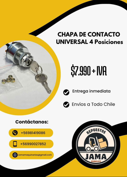 CHAPA DE CONTACTO UNIVERSAL